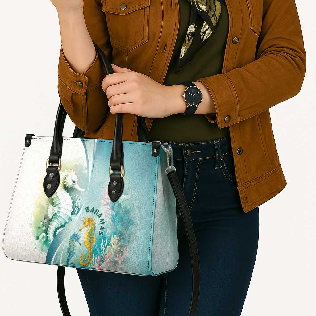 Bahamas Seahorse Leather Bag Ocean Spirit - Wonder Print Shop
