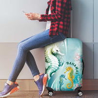Bahamas Seahorse Luggage Cover Ocean Spirit - Wonder Print Shop