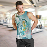 Bahamas Seahorse Men Tank Top Ocean Spirit - Wonder Print Shop