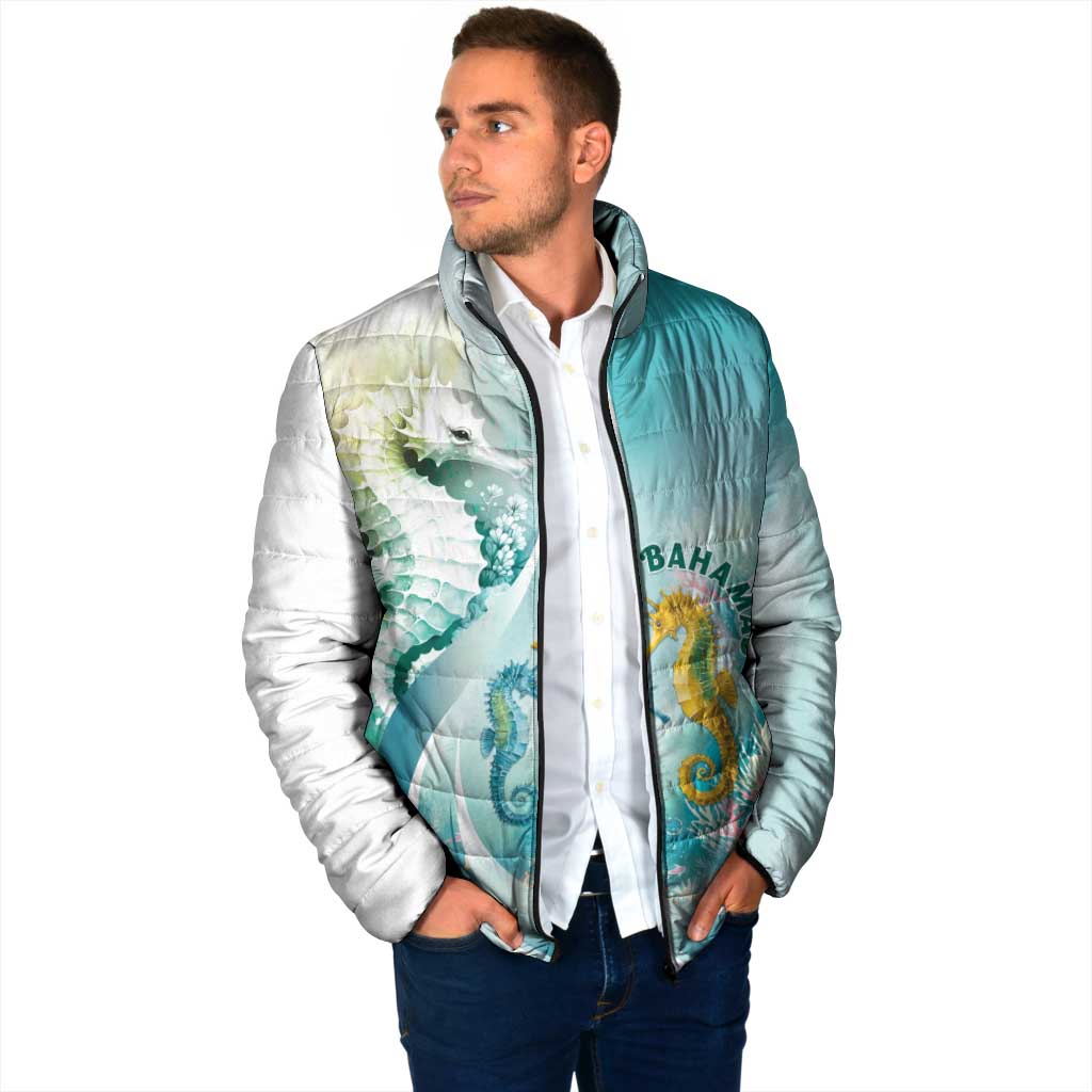Bahamas Seahorse Padded Jacket Ocean Spirit - Wonder Print Shop