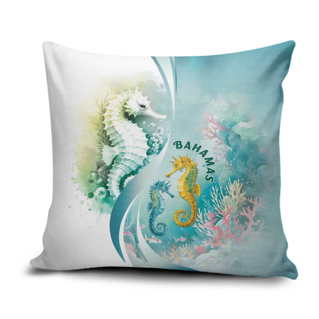 Bahamas Seahorse Pillow Cover Ocean Spirit - Wonder Print Shop