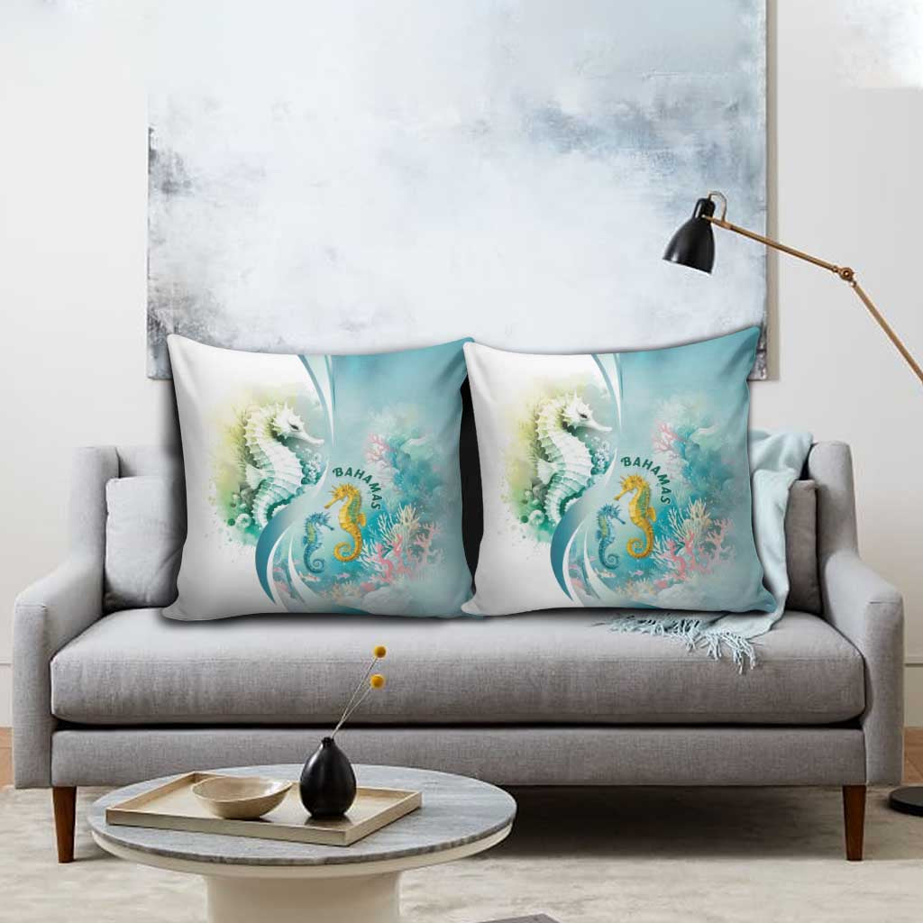 Bahamas Seahorse Pillow Cover Ocean Spirit - Wonder Print Shop