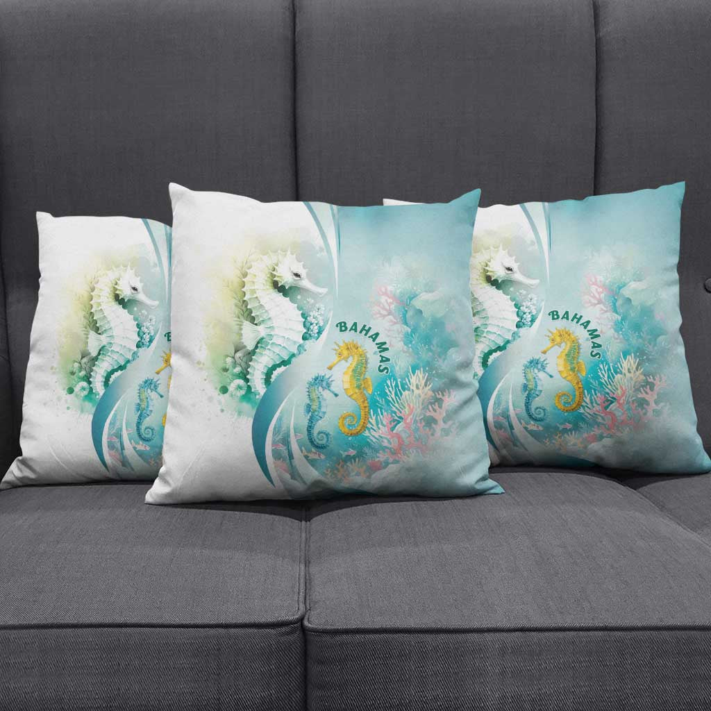 Bahamas Seahorse Pillow Cover Ocean Spirit - Wonder Print Shop