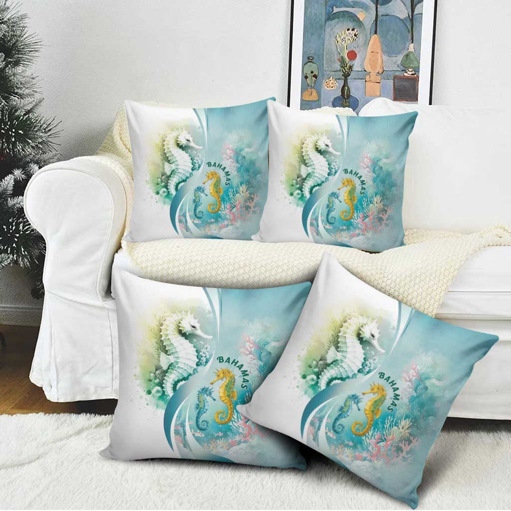 Bahamas Seahorse Pillow Cover Ocean Spirit - Wonder Print Shop