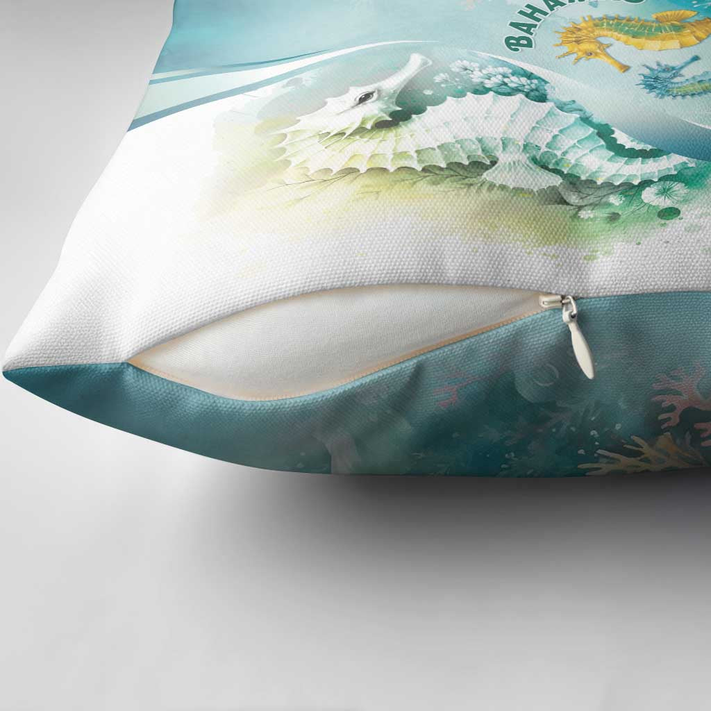 Bahamas Seahorse Pillow Cover Ocean Spirit - Wonder Print Shop