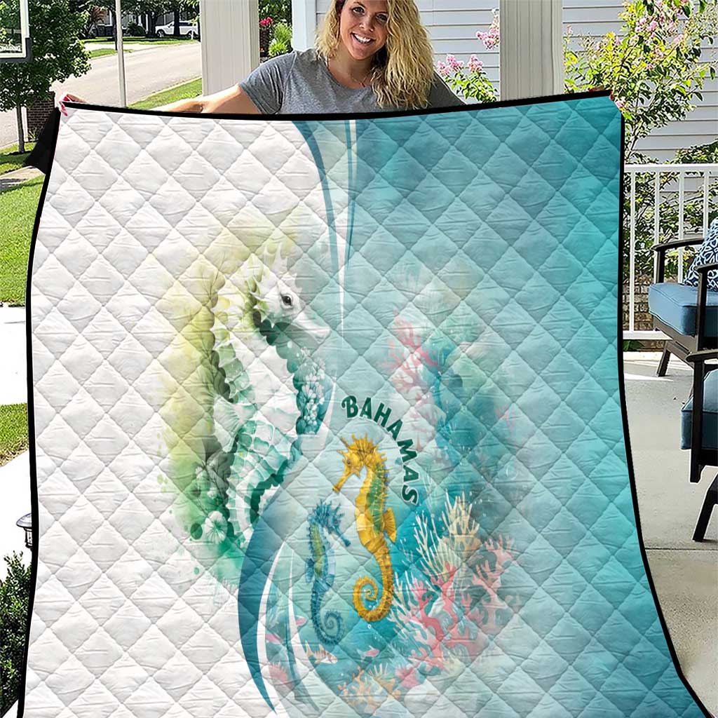 Bahamas Seahorse Quilt Ocean Spirit - Wonder Print Shop