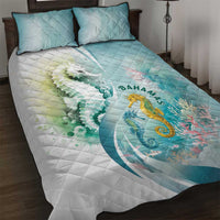Bahamas Seahorse Quilt Bed Set Ocean Spirit - Wonder Print Shop
