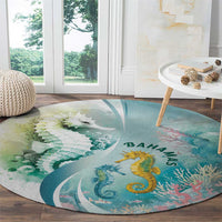 Bahamas Seahorse Round Carpet Ocean Spirit - Wonder Print Shop