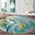 Bahamas Seahorse Round Carpet Ocean Spirit - Wonder Print Shop