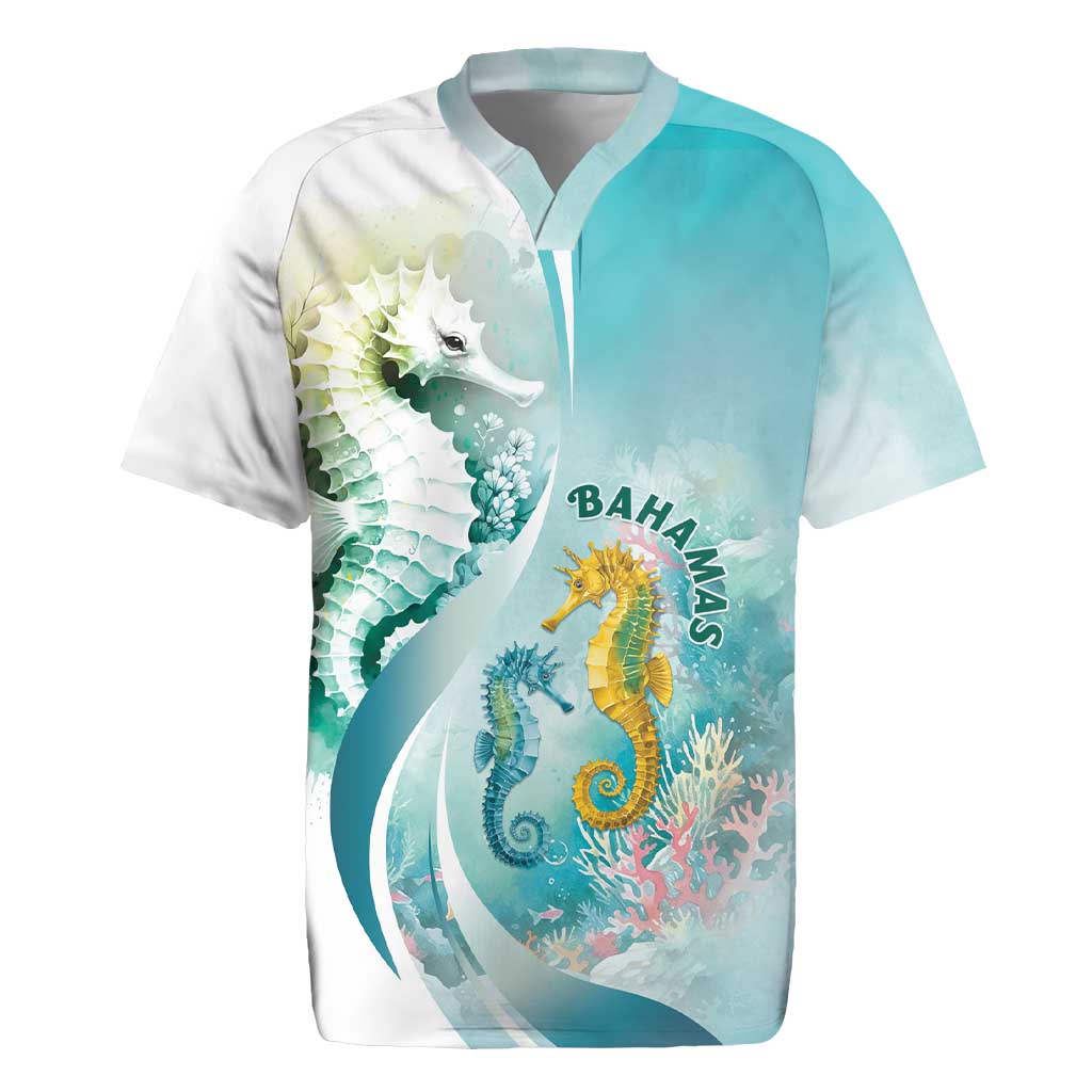 Bahamas Seahorse Rugby Jersey Ocean Spirit - Wonder Print Shop