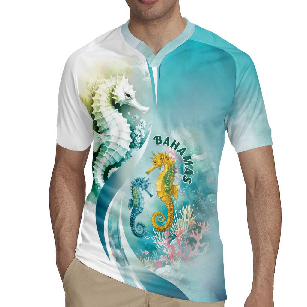 Bahamas Seahorse Rugby Jersey Ocean Spirit - Wonder Print Shop