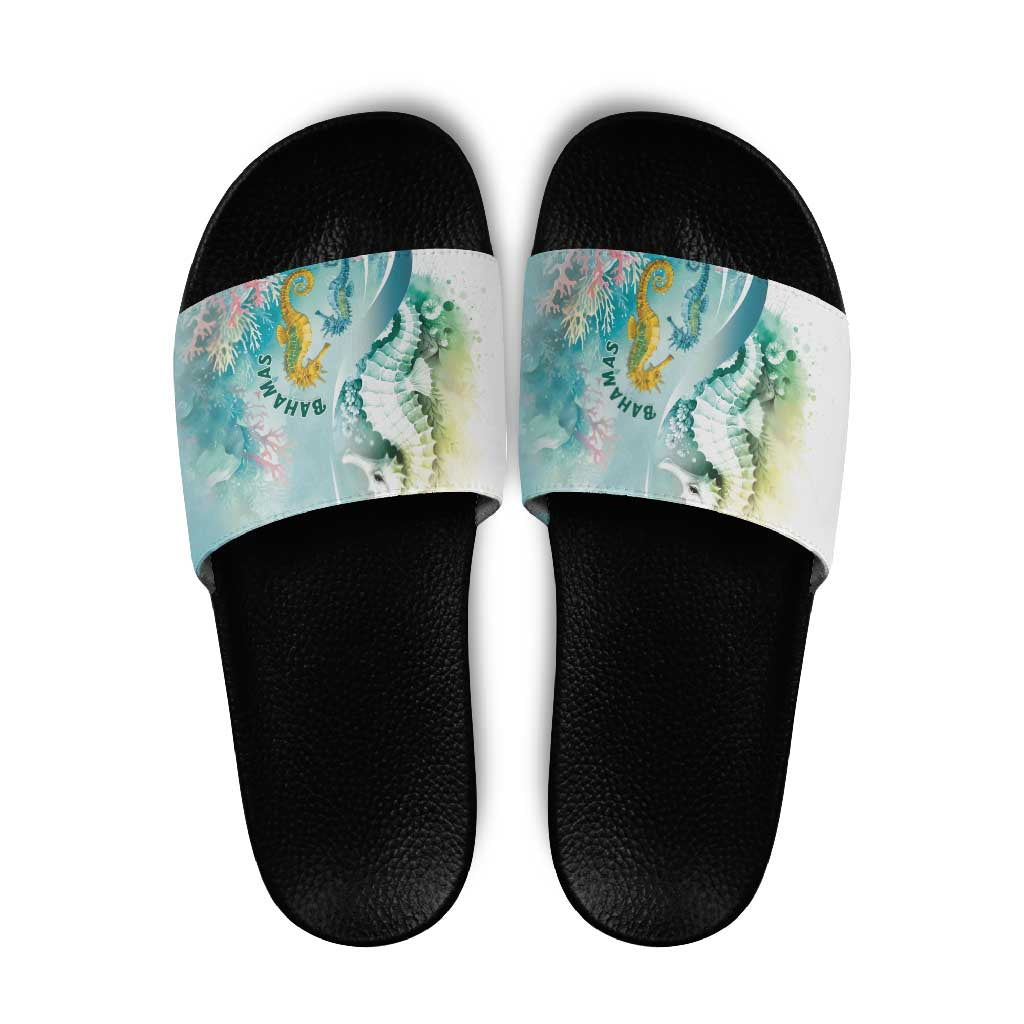 Bahamas Seahorse Slide Sandals Ocean Spirit - Wonder Print Shop