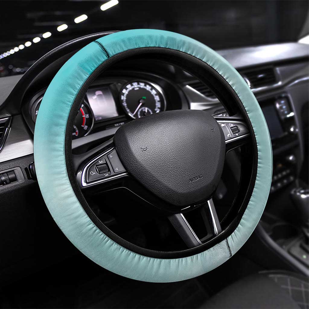 Bahamas Seahorse Steering Wheel Cover Ocean Spirit - Wonder Print Shop
