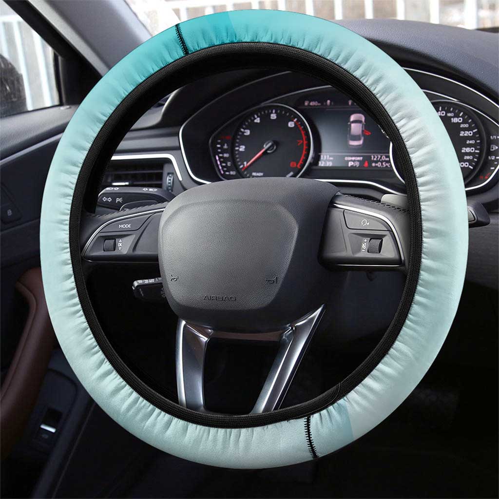 Bahamas Seahorse Steering Wheel Cover Ocean Spirit - Wonder Print Shop