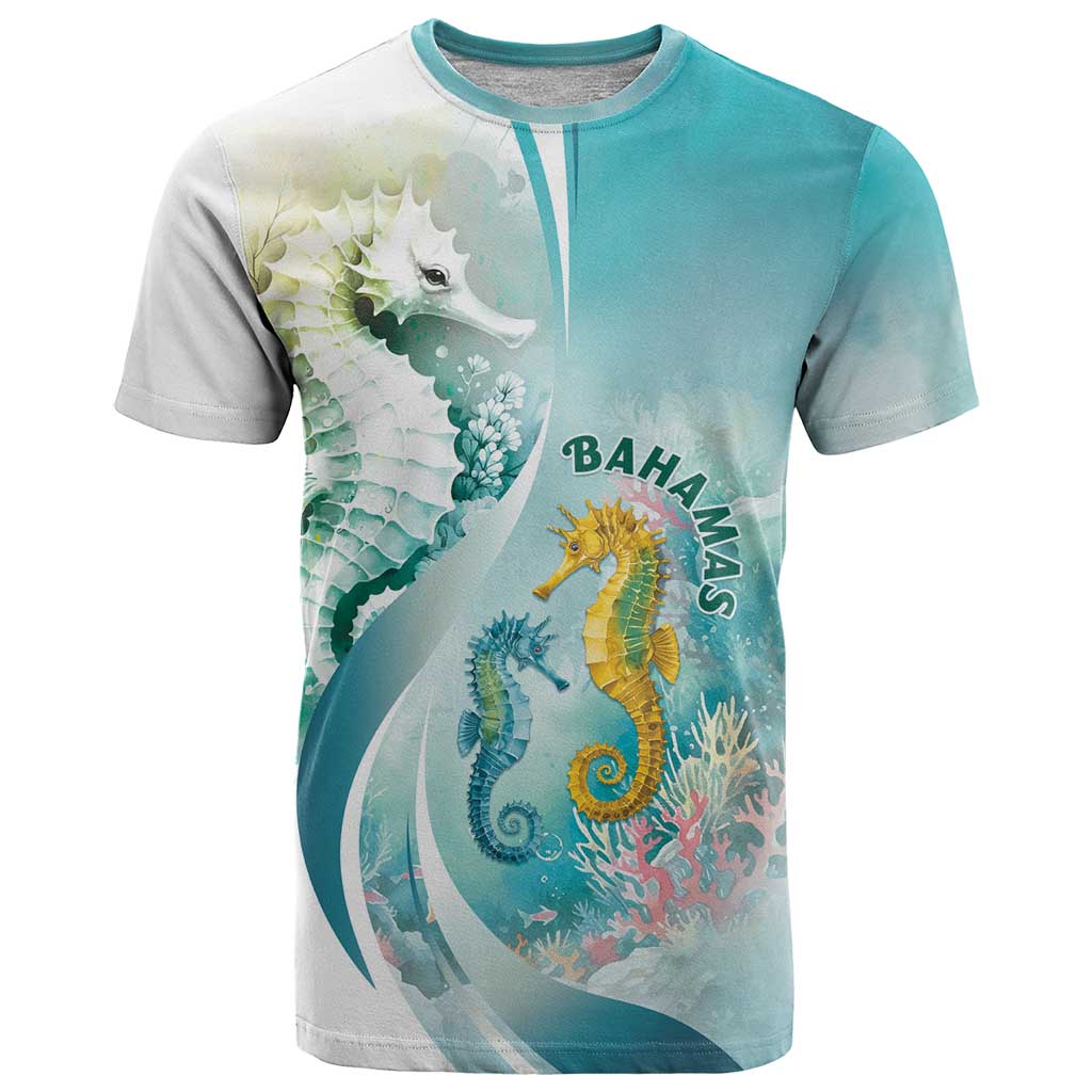 Bahamas Seahorse T Shirt Ocean Spirit - Wonder Print Shop