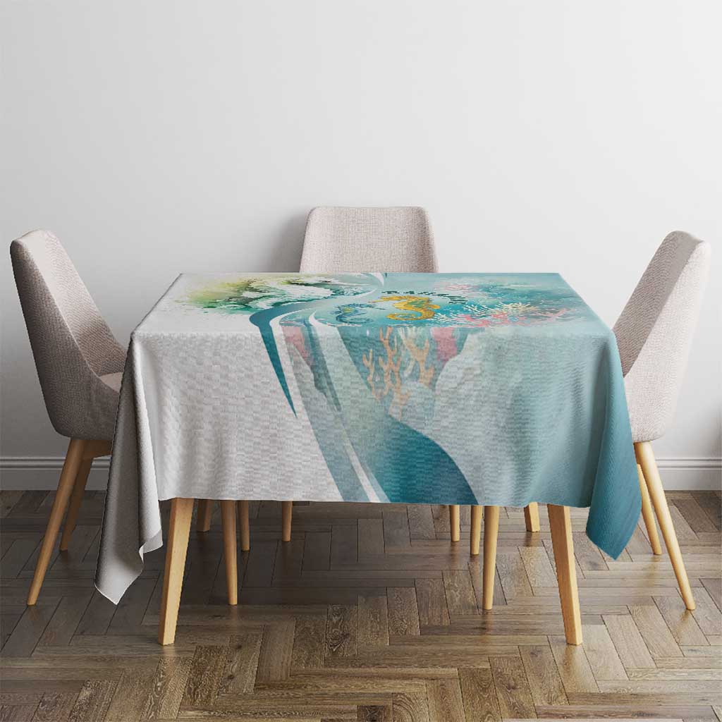 Bahamas Seahorse Tablecloth Ocean Spirit - Wonder Print Shop
