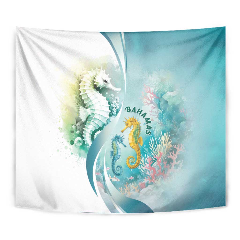 Bahamas Seahorse Tapestry Ocean Spirit - Wonder Print Shop