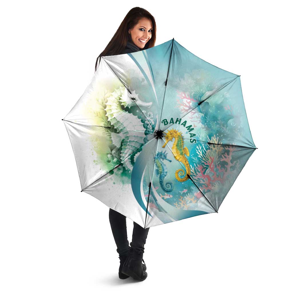 Bahamas Seahorse Umbrella Ocean Spirit - Wonder Print Shop