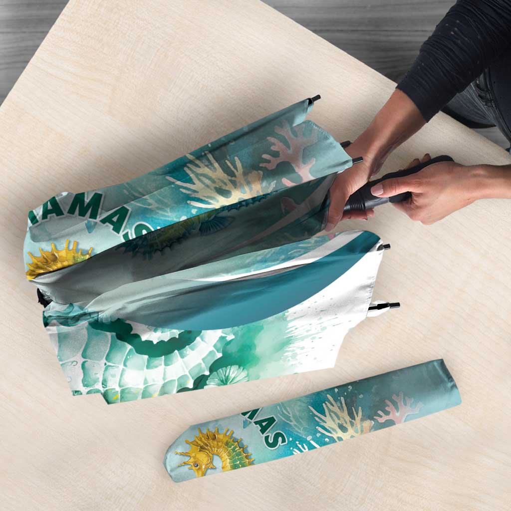 Bahamas Seahorse Umbrella Ocean Spirit - Wonder Print Shop