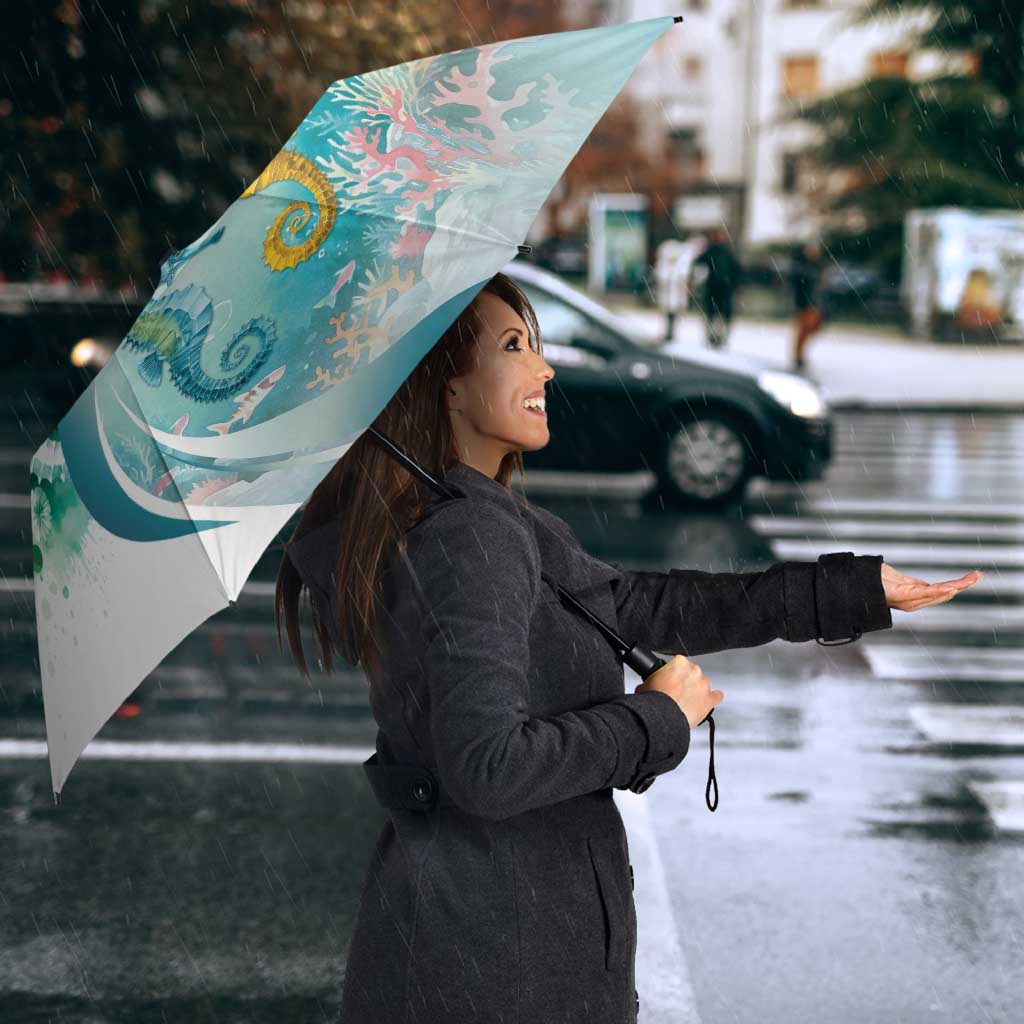 Bahamas Seahorse Umbrella Ocean Spirit - Wonder Print Shop