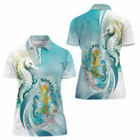 Bahamas Seahorse Women Polo Shirt Ocean Spirit - Wonder Print Shop