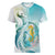 Bahamas Seahorse Women V-Neck T-Shirt Ocean Spirit - Wonder Print Shop