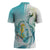 Bahamas Seahorse Zipper Polo Shirt Ocean Spirit - Wonder Print Shop
