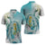 Bahamas Seahorse Zipper Polo Shirt Ocean Spirit - Wonder Print Shop