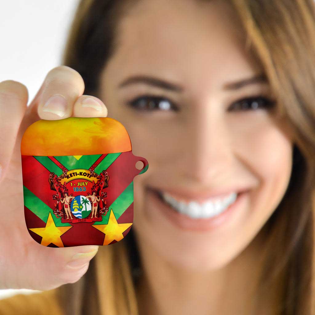 Suriname Emancipation Day AirPods Case Wan Switi Keti Koti - Wonder Print Shop