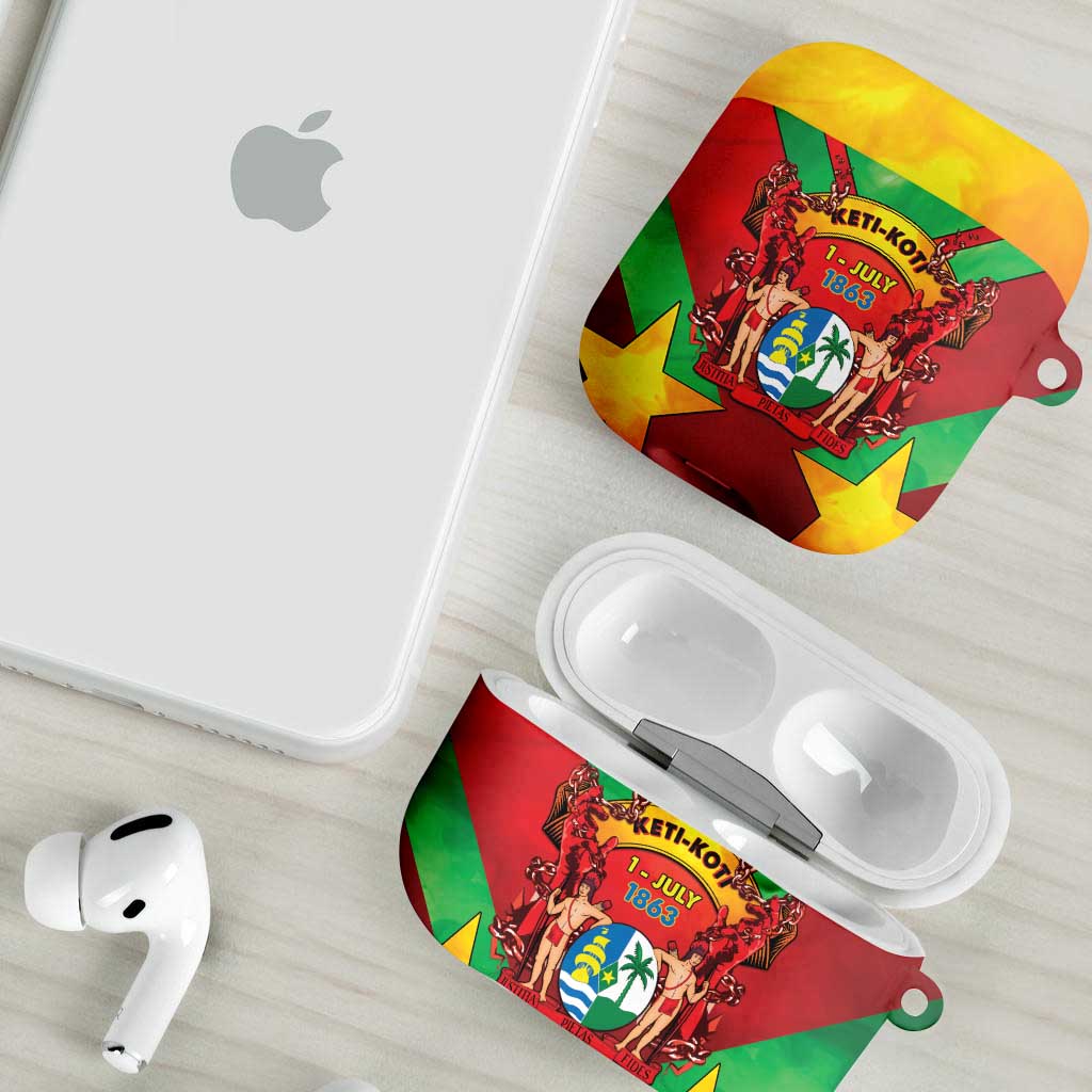Suriname Emancipation Day AirPods Case Wan Switi Keti Koti - Wonder Print Shop