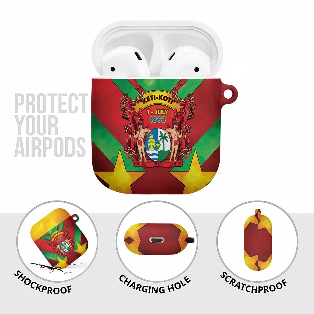 Suriname Emancipation Day AirPods Case Wan Switi Keti Koti - Wonder Print Shop