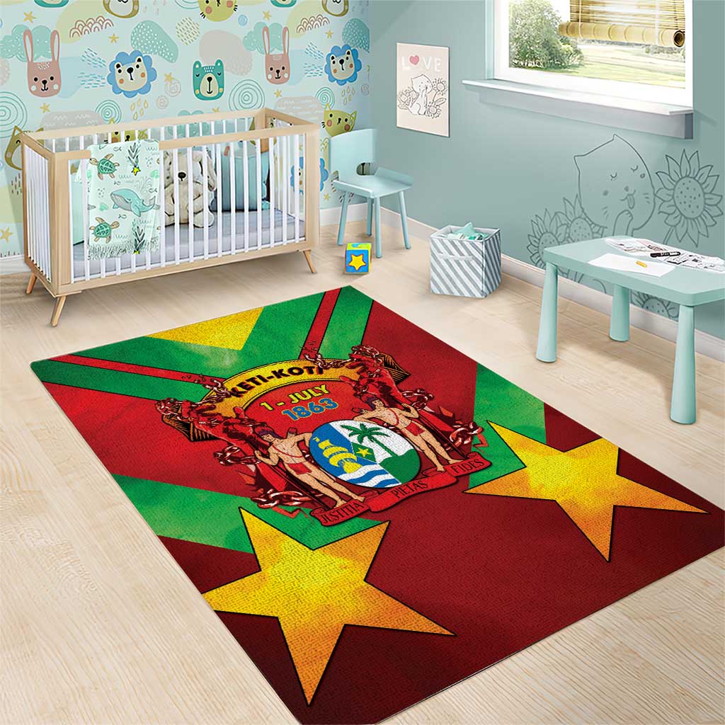 Suriname Emancipation Day Area Rug Wan Switi Keti Koti - Wonder Print Shop