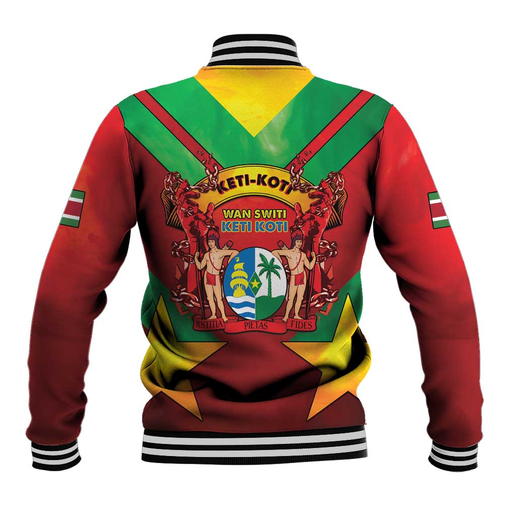 Suriname Emancipation Day Baseball Jacket Wan Switi Keti Koti - Wonder Print Shop
