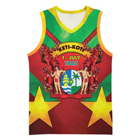 Suriname Emancipation Day Basketball Jersey Wan Switi Keti Koti - Wonder Print Shop
