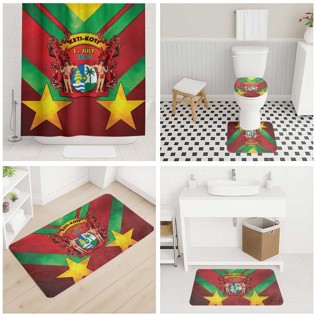 Suriname Emancipation Day Bathroom Set Wan Switi Keti Koti - Wonder Print Shop