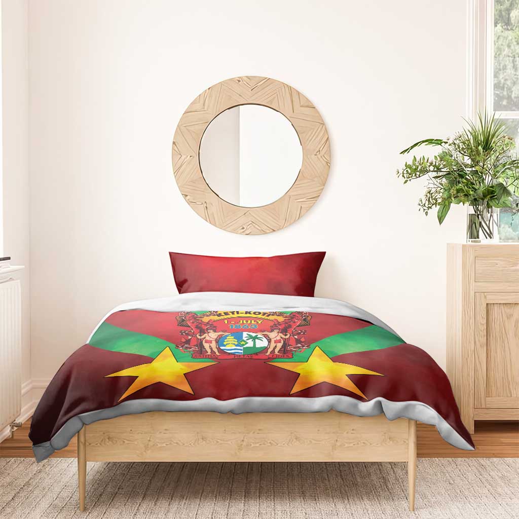 Suriname Emancipation Day Bedding Set Wan Switi Keti Koti - Wonder Print Shop