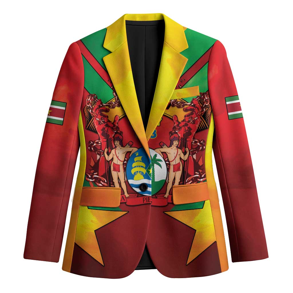 Suriname Emancipation Day Blazer Wan Switi Keti Koti - Wonder Print Shop