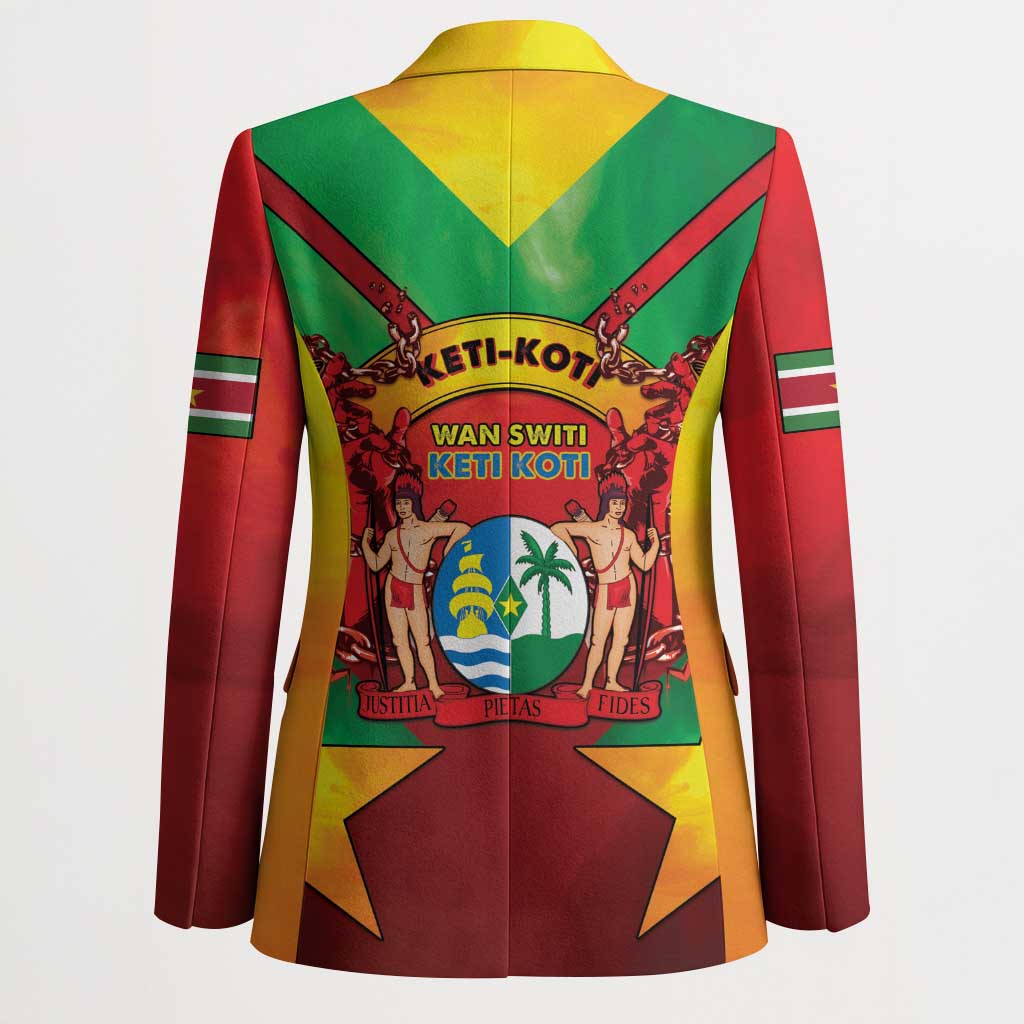 Suriname Emancipation Day Blazer Wan Switi Keti Koti - Wonder Print Shop