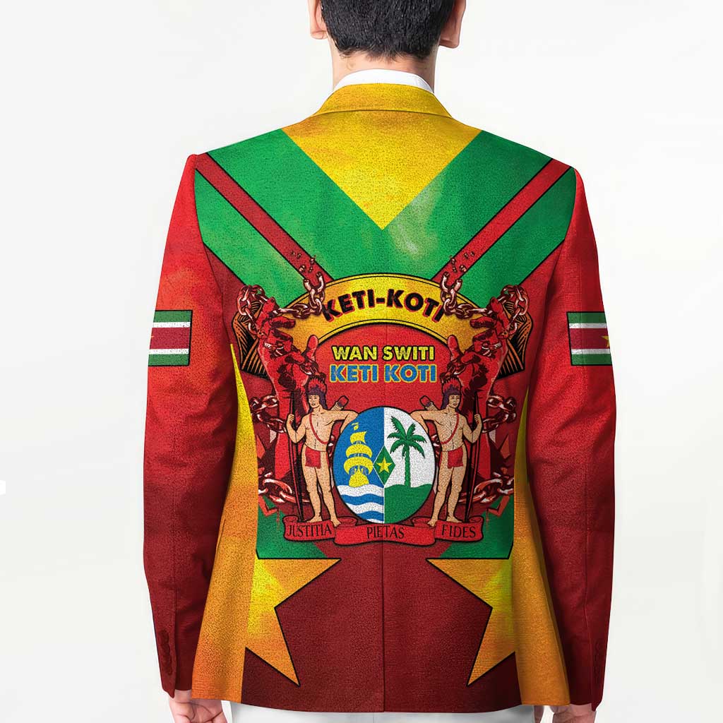 Suriname Emancipation Day Blazer Wan Switi Keti Koti - Wonder Print Shop