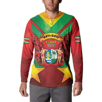 Suriname Emancipation Day Button Sweatshirt Wan Switi Keti Koti - Wonder Print Shop