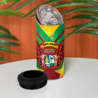 Suriname Emancipation Day 4 in 1 Can Cooler Tumbler Wan Switi Keti Koti - Wonder Print Shop