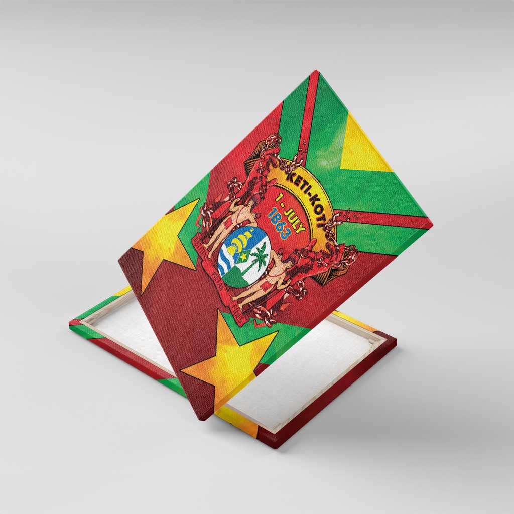 Suriname Emancipation Day Canvas Wall Art Wan Switi Keti Koti - Wonder Print Shop