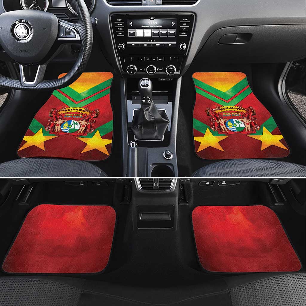 Suriname Emancipation Day Car Mats Wan Switi Keti Koti - Wonder Print Shop