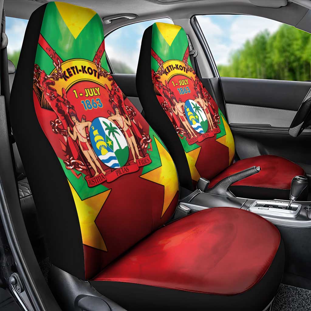 Suriname Emancipation Day Car Seat Cover Wan Switi Keti Koti - Wonder Print Shop