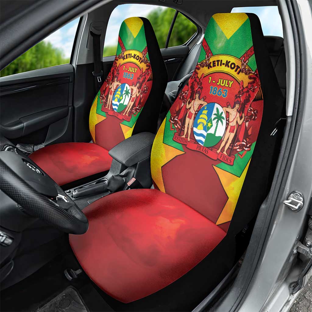 Suriname Emancipation Day Car Seat Cover Wan Switi Keti Koti - Wonder Print Shop