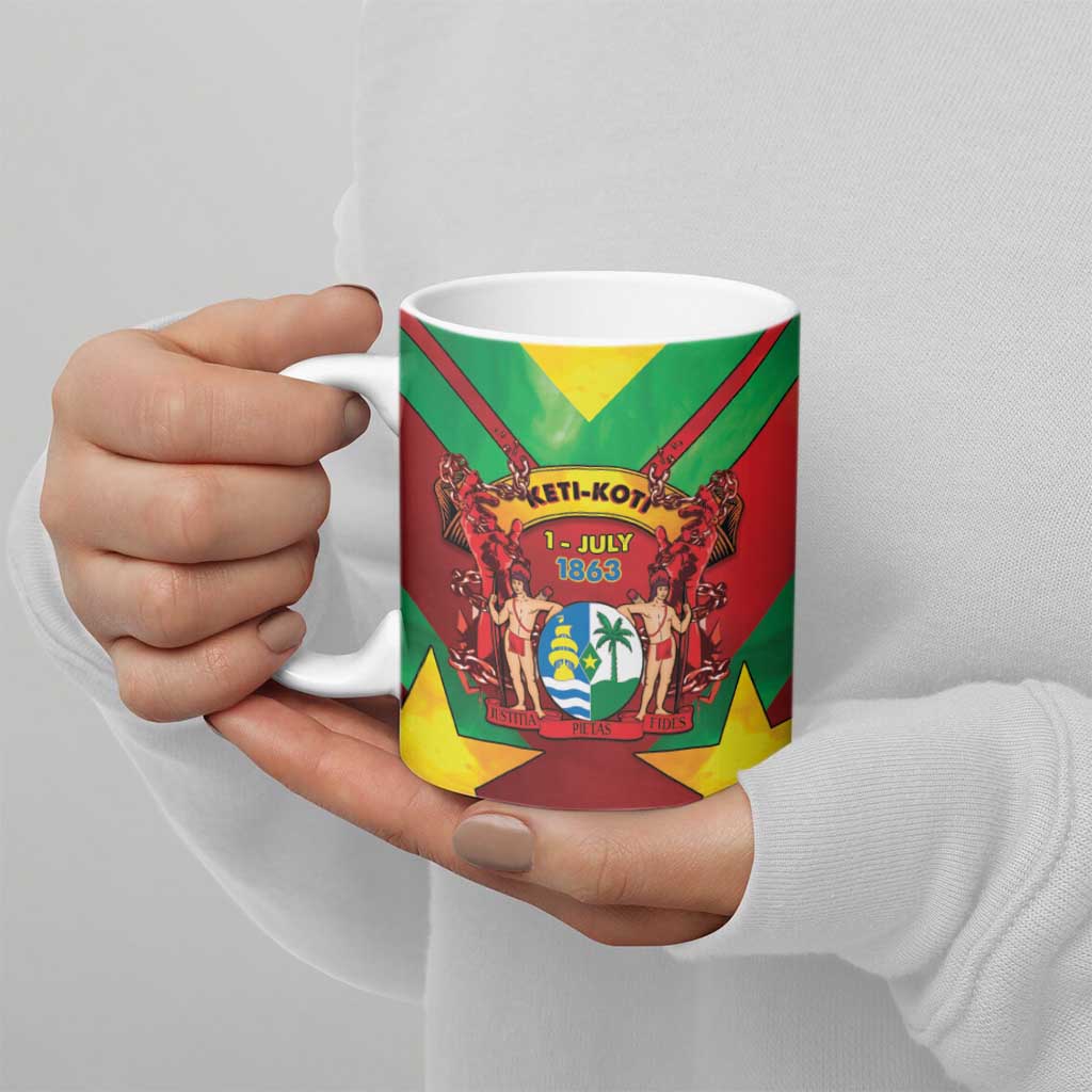 Suriname Emancipation Day Ceramic Mug Wan Switi Keti Koti - Wonder Print Shop