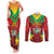 Suriname Emancipation Day Couples Matching Tank Maxi Dress and Long Sleeve Button Shirt Wan Switi Keti Koti - Wonder Print Shop