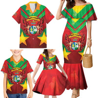 Suriname Emancipation Day Family Matching Mermaid Dress and Hawaiian Shirt Wan Switi Keti Koti - Wonder Print Shop