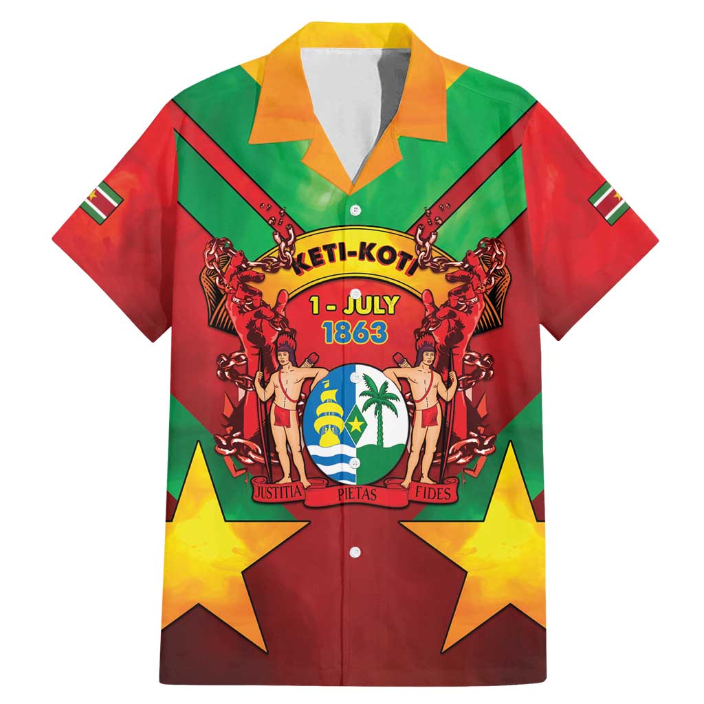 Suriname Emancipation Day Family Matching Mermaid Dress and Hawaiian Shirt Wan Switi Keti Koti - Wonder Print Shop