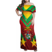 Suriname Emancipation Day Family Matching Off Shoulder Maxi Dress and Hawaiian Shirt Wan Switi Keti Koti - Wonder Print Shop